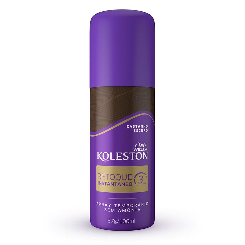 Retoque Instantâneo Spray Koleston Castanho Escuro (7891182020084)