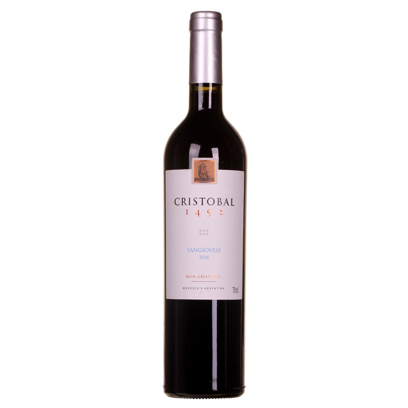 VINHO ARGENTINO CRISTOBAL 750ML SANGIOVESE TINTO (7798078000338)