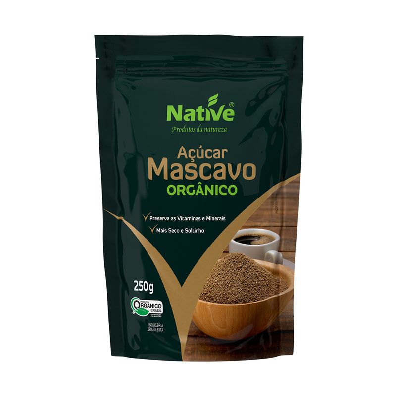 Açúcar Mascavo Native Orgânico 250g (7898206502489)