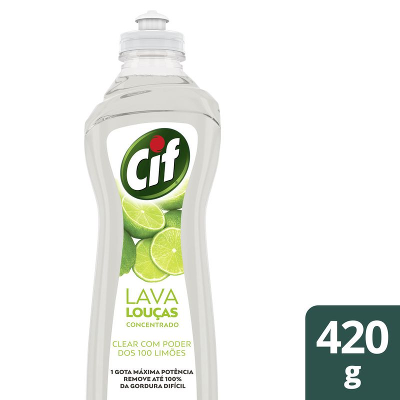 Lava louças Cif Concentrado de Limão 420ml (7891150071629)