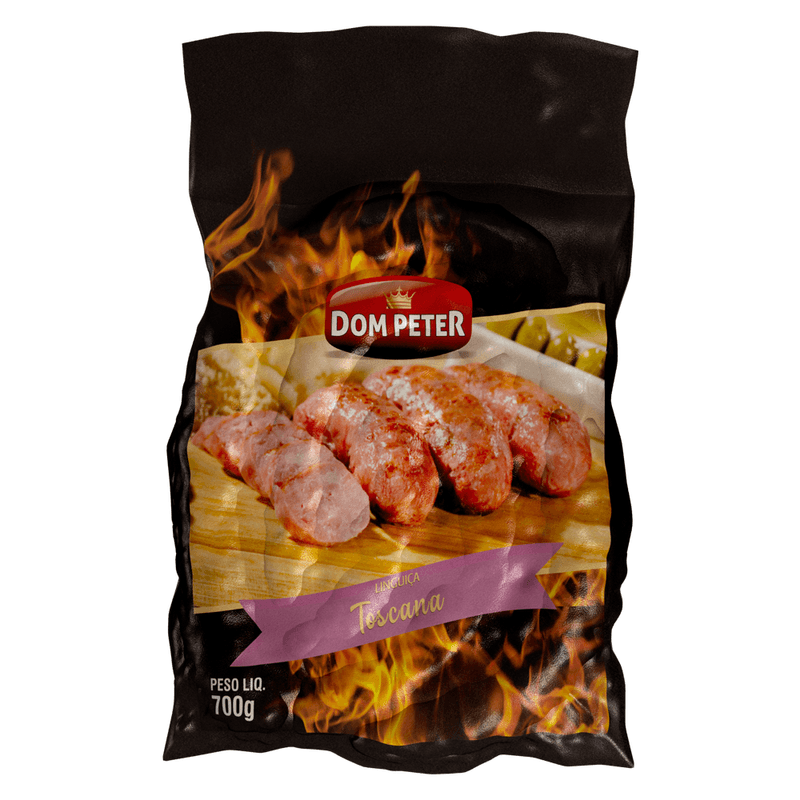 Linguiça Toscana Dom Peter 700g Resfriada (7898571680485)