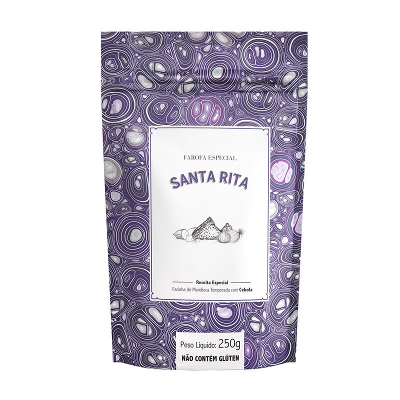 Farofa Pronta Santa Rita Pouch Cebola 250g (7898994527848)