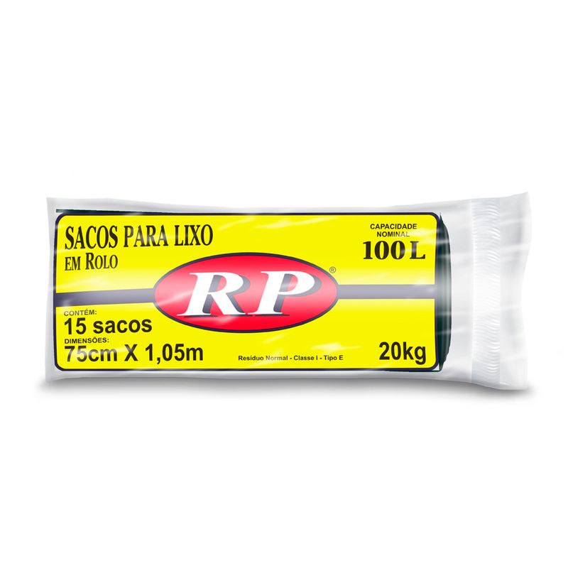Saco Lixo Rp Rolo 100L Com 15 (7898341250863)