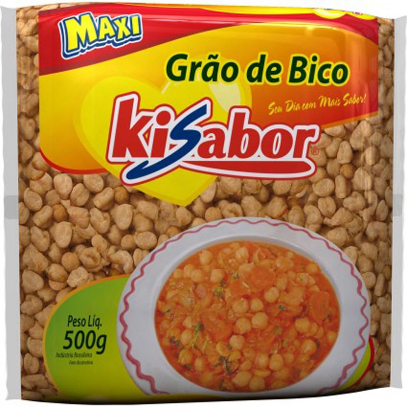 Grão de Bico Kisabor 500g (7898416522079)