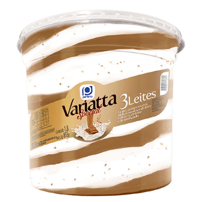 Sorvete Perfetto Variatta 1,8L 3 Leites (7898080812377)