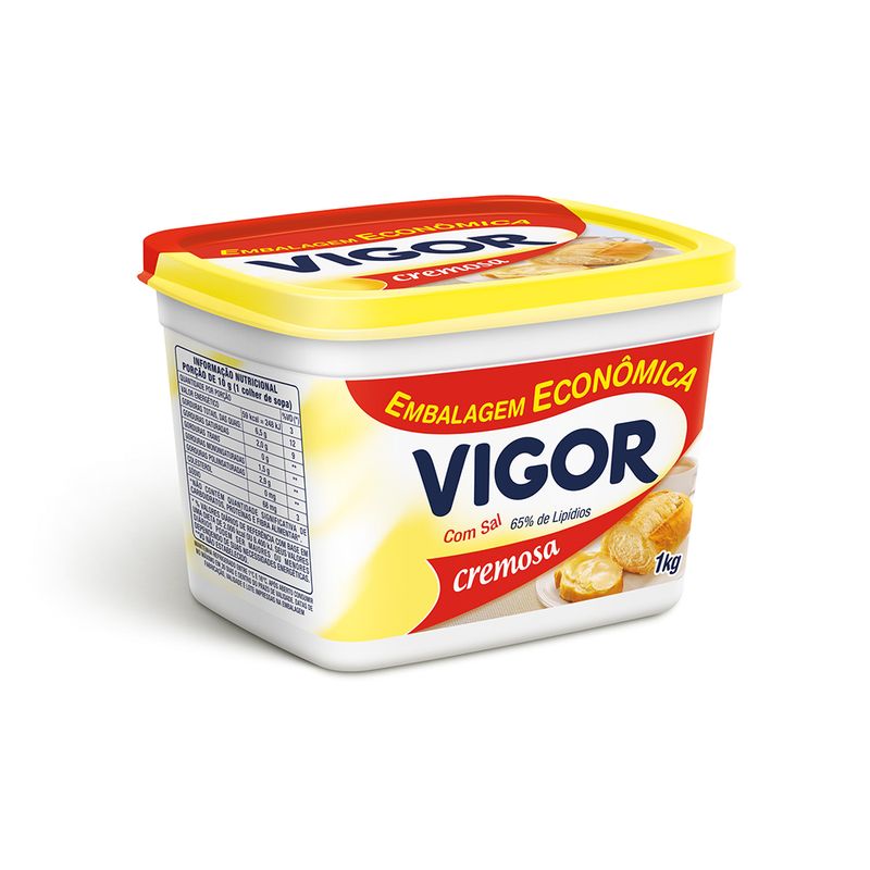 Margarina Vigor 65% Com Sal 1Kg (7891999004864)