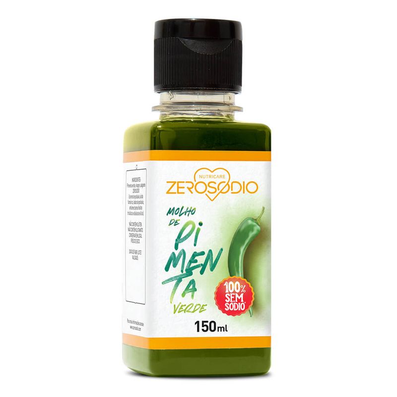 Molho Pimenta Nutricare 150ml Zero Sodio Verde (7898960730265)