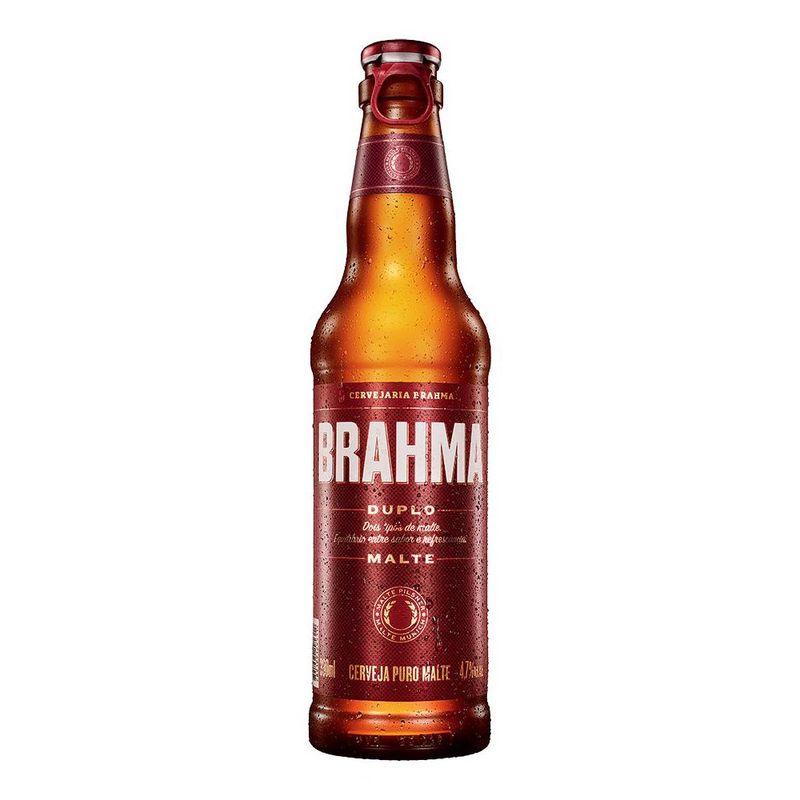 Cerveja Brahma Duplo Malte, Puro Malte, 330ml, Long Neck (7891991297271)