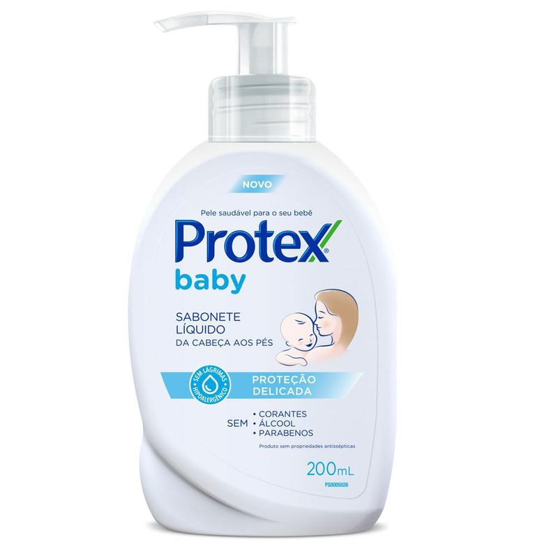 Sabonete Líquido Protex Baby 200ml Cabeça Pés Prot Delicada (7509546656670)