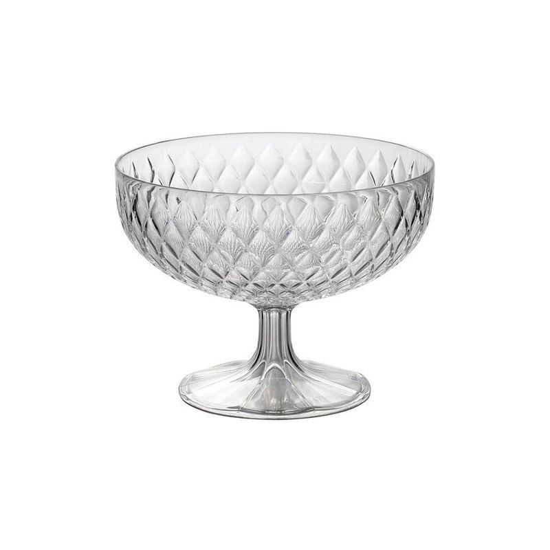 Taça Plástica Grande Plasútil Glamour Cristal (7899808871539)