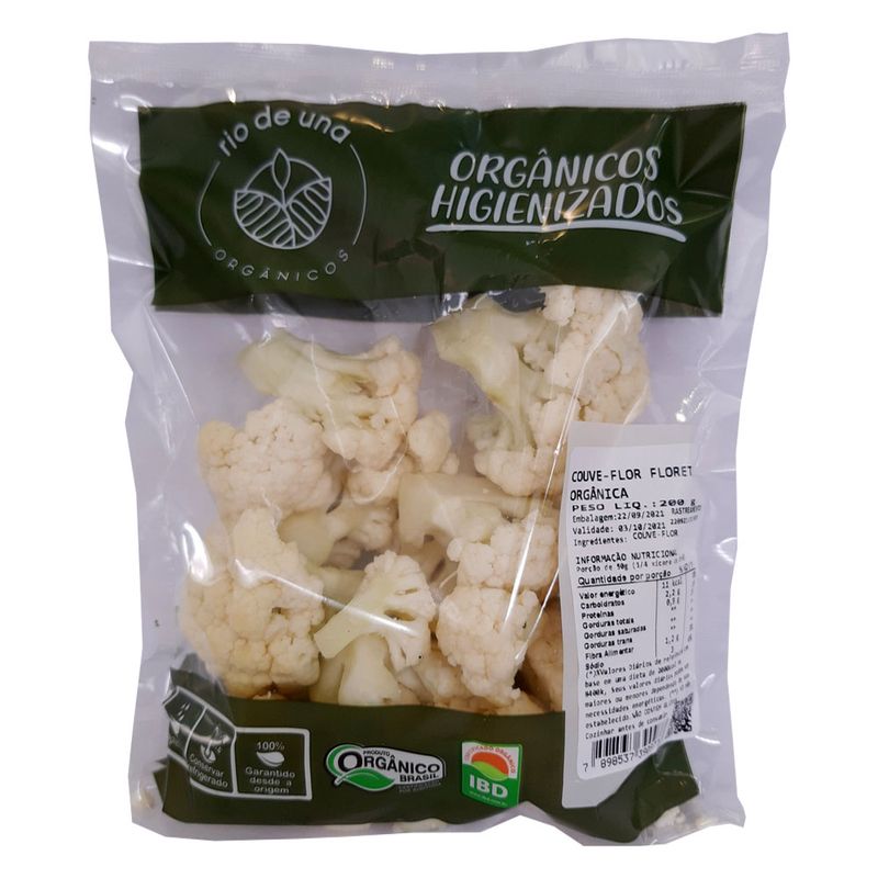 Couve Flor Florete Orgânica RDU 200g (7898537390977)