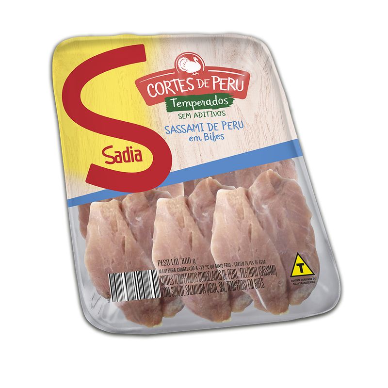 Peito Peru Sassami Sadia 800g Temperado (7891515550929)