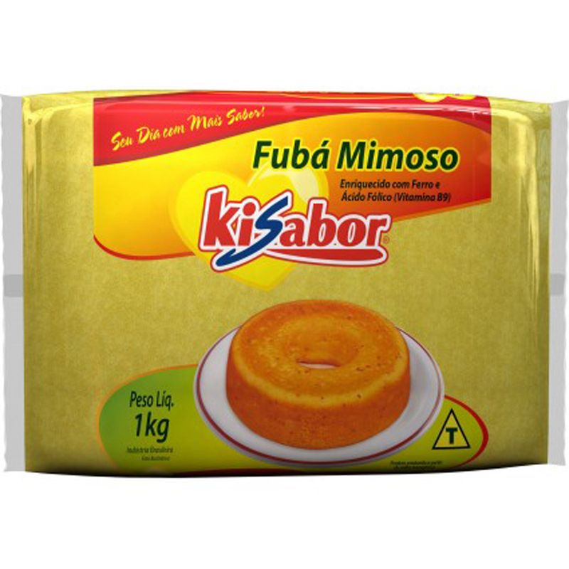 Fubá mimoso Kisabor 1kg (7898416521164)