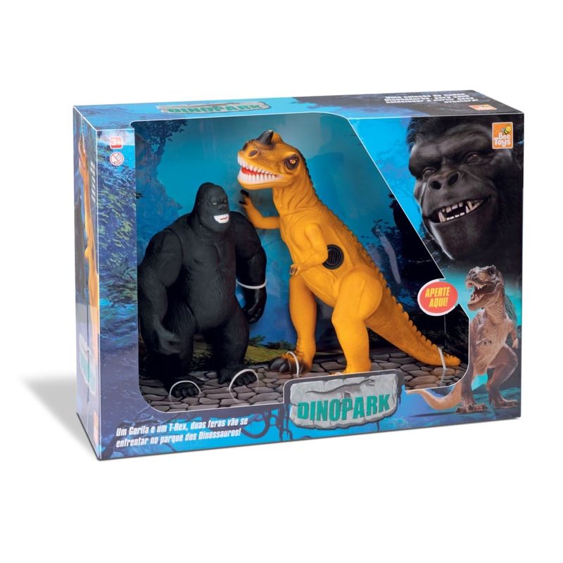 Brinquedo Dinopark Bee Toys Tiranossauro Rex-King Kong (7898447976537)