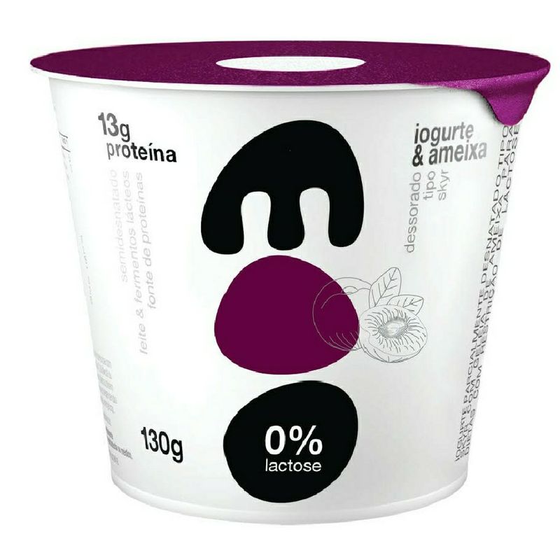 Iogurte Skyr Moo 130g Sem Lactose Ameixa (7898964946242)