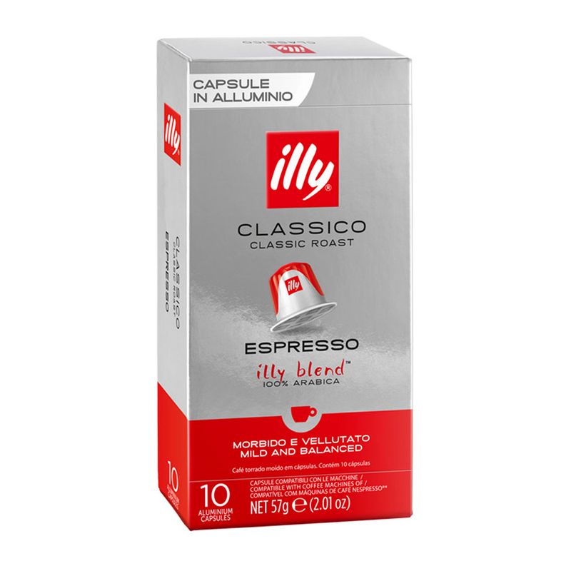 Cápsula de café illy espresso clássico 10 un (8711000847206)