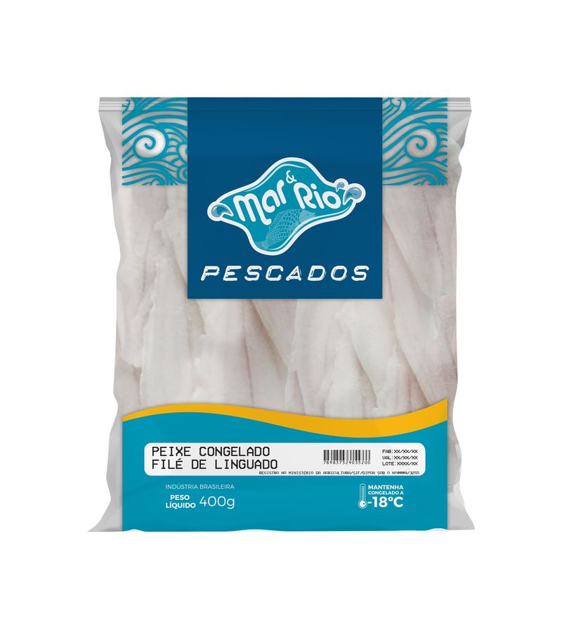 Peixe Linguado Mar Rio 400g Filé (7908090300624)