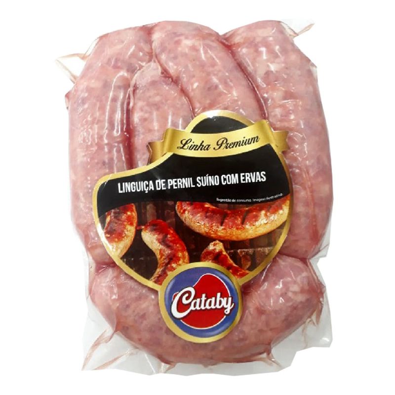Linguiça Pernil Cataby Com Ervas 500g (7898565153483)