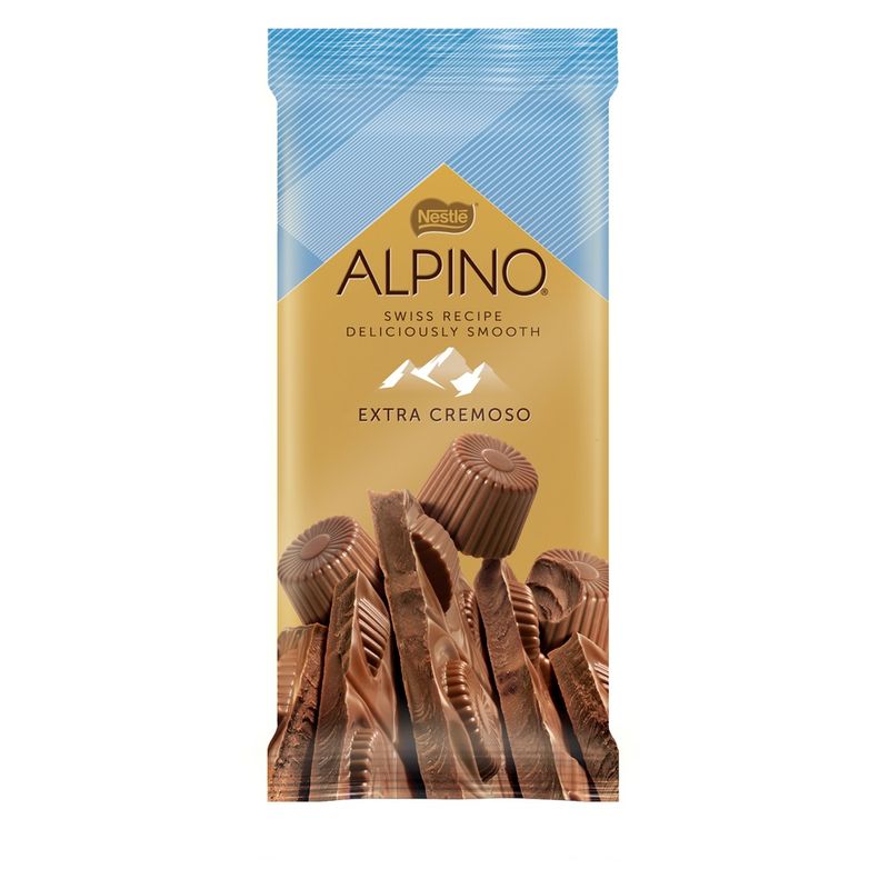 Chocolate Nestlé Alpino Extra Cremoso 85g (7891000336366)