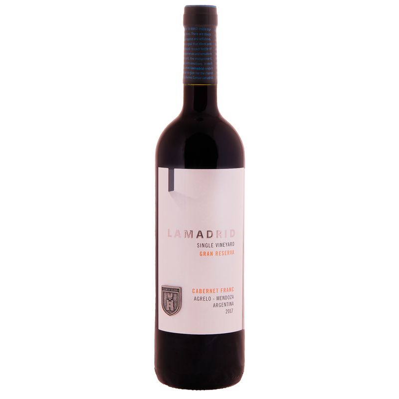 Vinho Argentino Lamadrid Gran Reserva Cabernet (7798136150623)