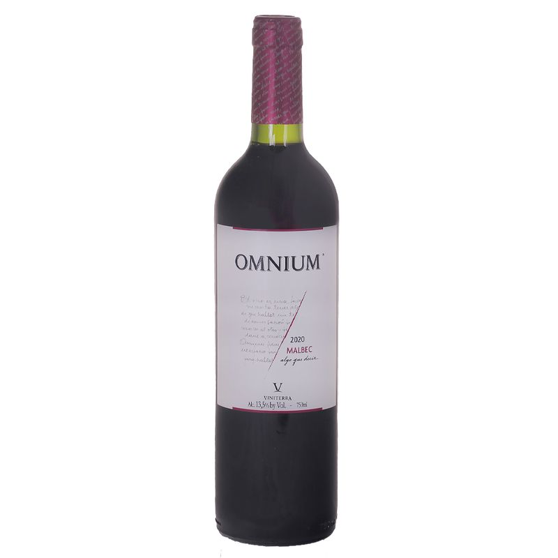 VINHO ARGENTINO OMNIUM 750ML MALBEC (7798051300202)