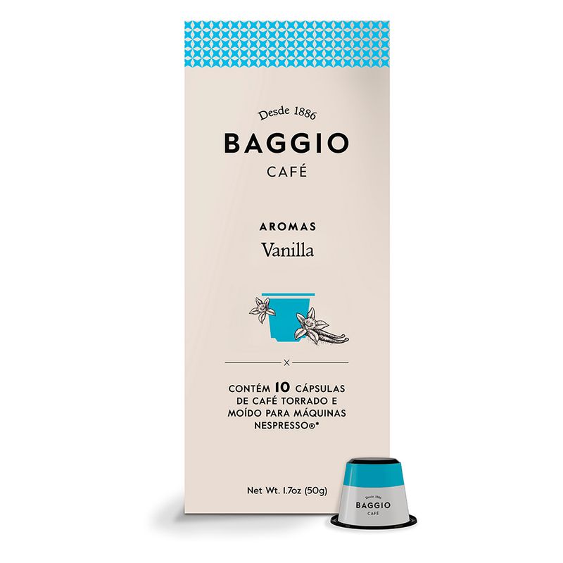 Cápsula de café Baggio Aromas Vanilla 10 un (7898952174510)