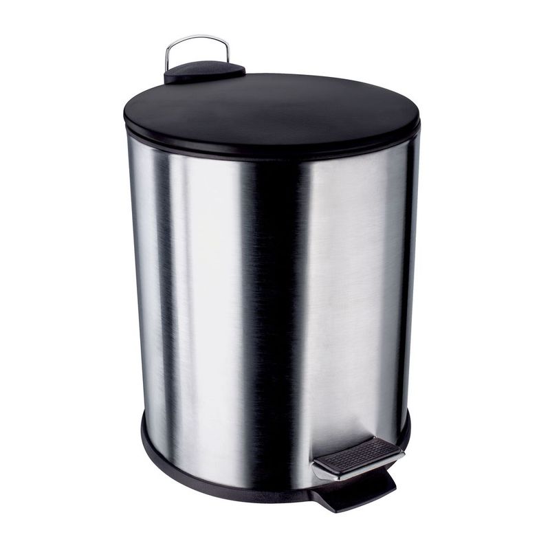 LIXEIRA-INOX-EURO-5L-C-PEDAL-PRETA