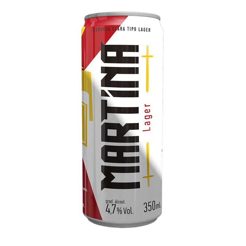 Cerveja Martina Lager Lata 350ml (7898628361237)