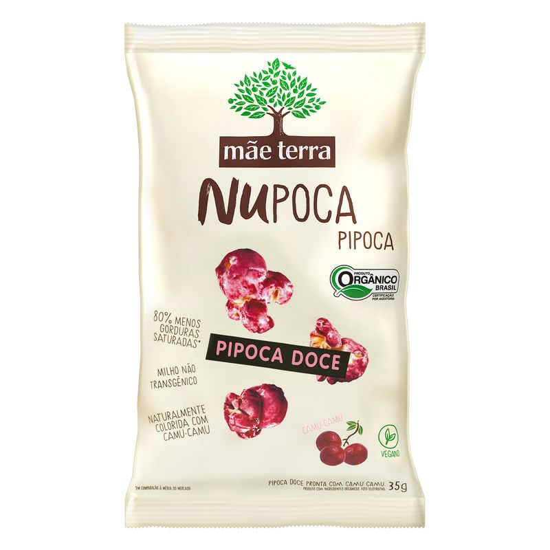 Pipoca Doce Mae Terra Organica Camu Camu 35g (7891150072602)