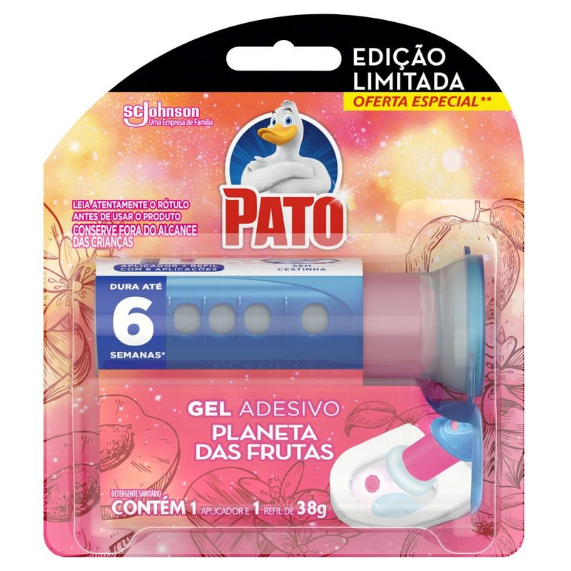 Gel Adesivo Sanitário Pato Planeta Frut (7894650006450)