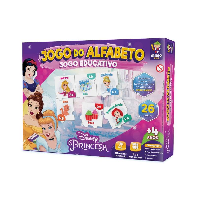 Jogo do Alfabeto Princesa Disney (7899347620216)