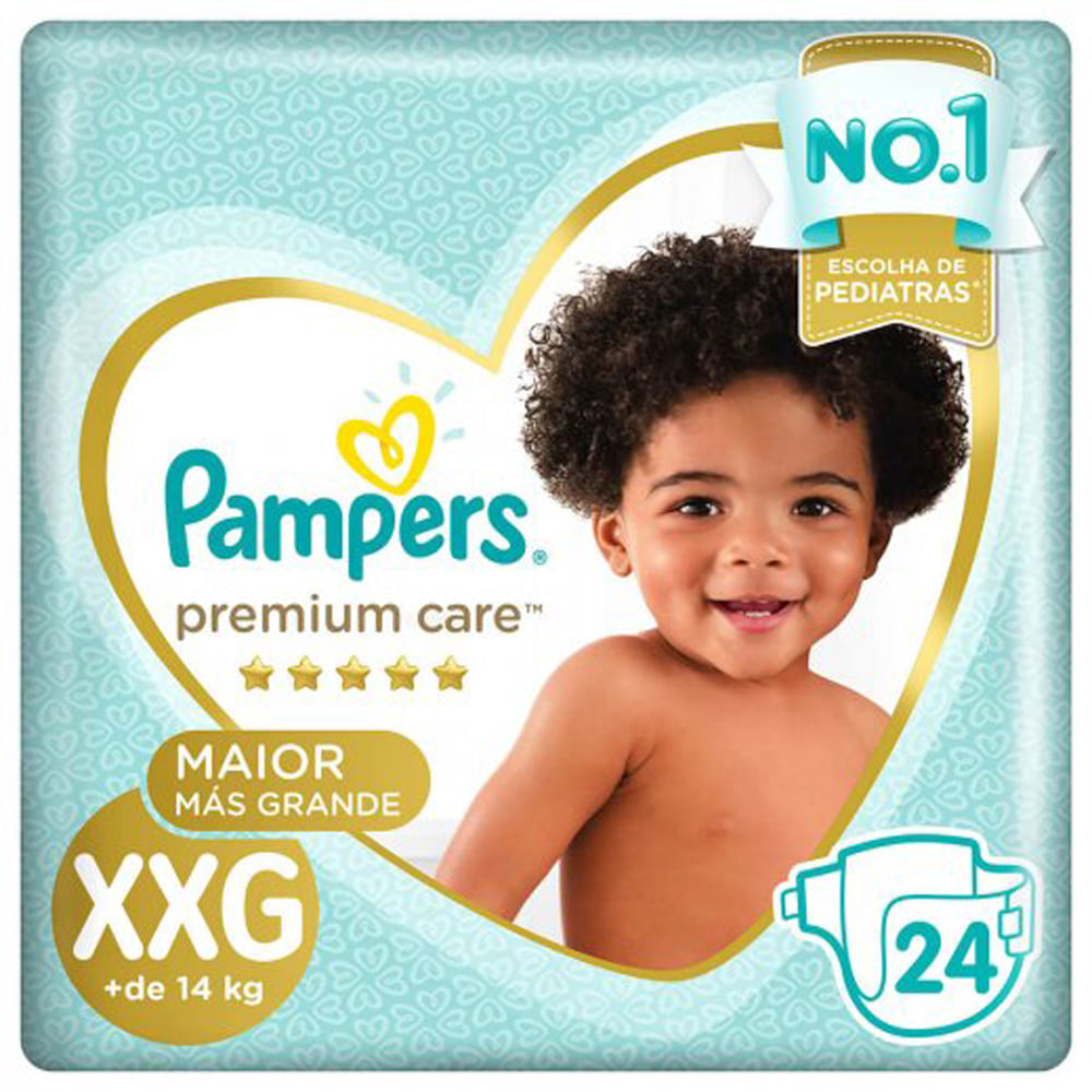 Fraldas Pampers Premium Care Xxg 24 Unidades Supermercado Savegnago