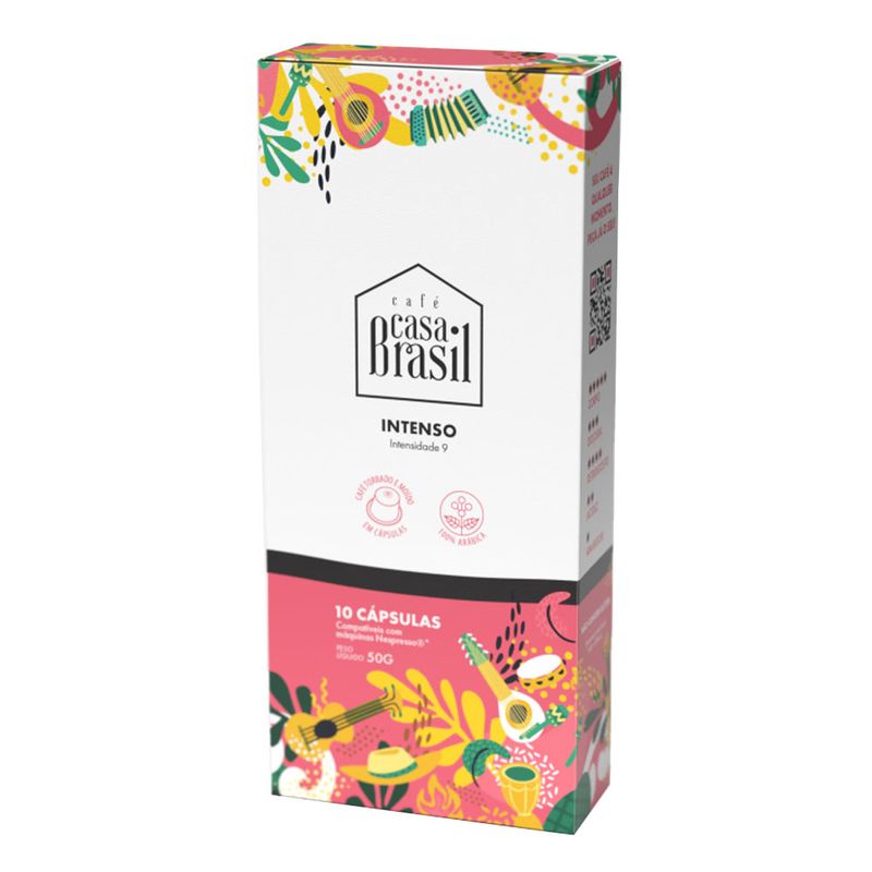 Cápsula de café Casa Brasil intenso 10 un (7898994897439)