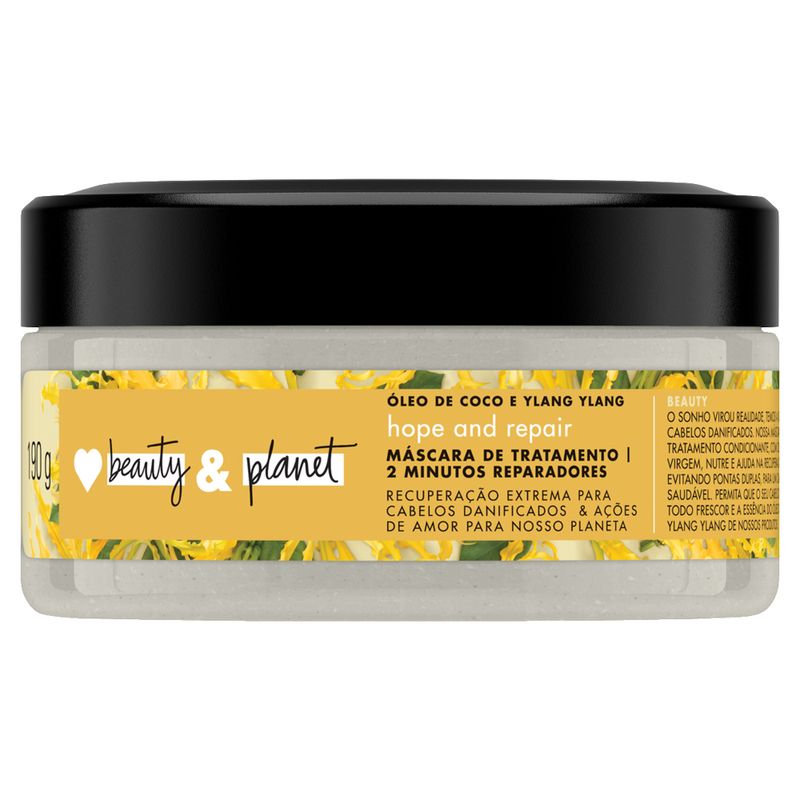 Creme Trat Love Beauty 190ml Pote Óleo Coco Ylang Ylang (7891150059801)