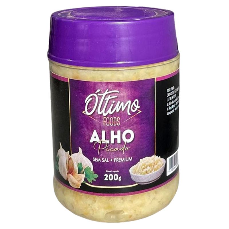 Tempero Alho Ottimo Picado 200g (7898564980028)