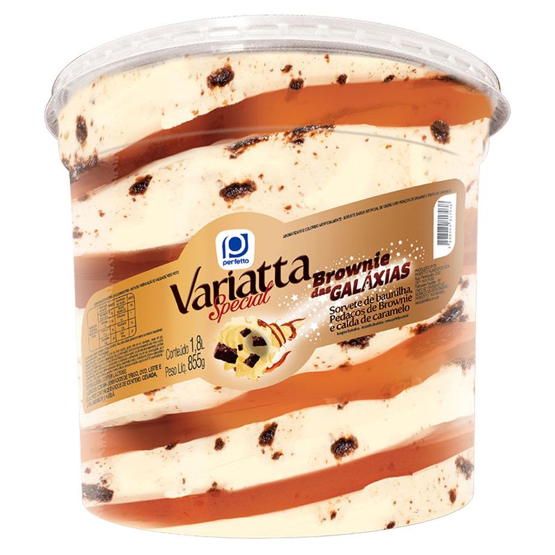 Sorvete Perfetto Varitta 1,8L Brownie Galaxia (7898080817938)