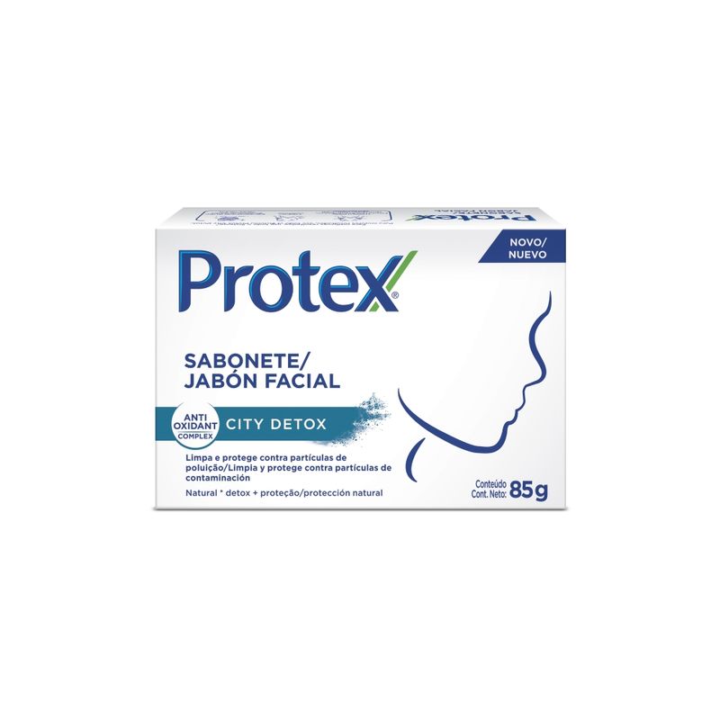 Sabonete Facial Protex 85g Anti Poluicao (7509546661261)