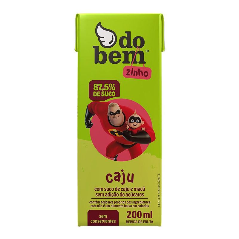 Bebida Com Suco Do Bem Todo Dia 200ml Caju (7898919902972)