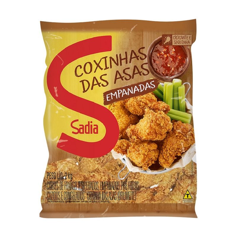 Coxinha Asa Frango Sadia Empanadas 2KG (7891515535568)