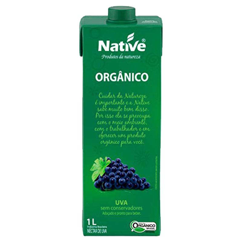 Suco Pronto Native Orgânico Uva 1L (7898206501628)