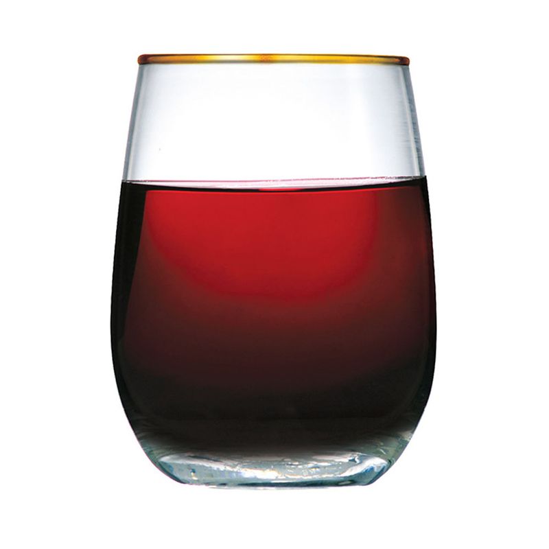 Copo Vinho Emerald Filete Dourado (7908011009346)