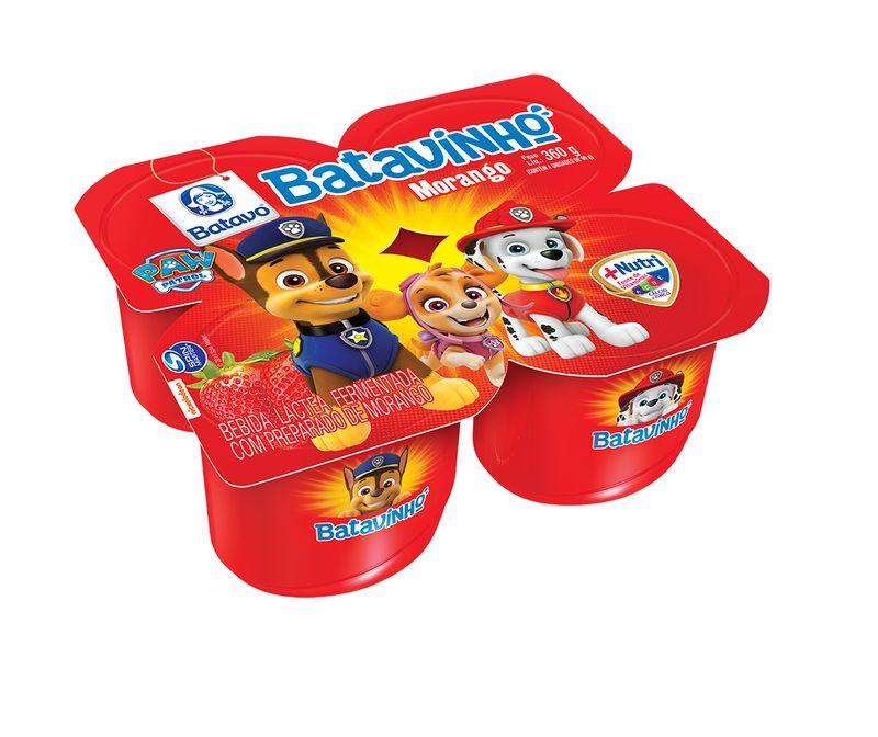 Bebida Láctea Batavinho 360g Morango (7891097102189)