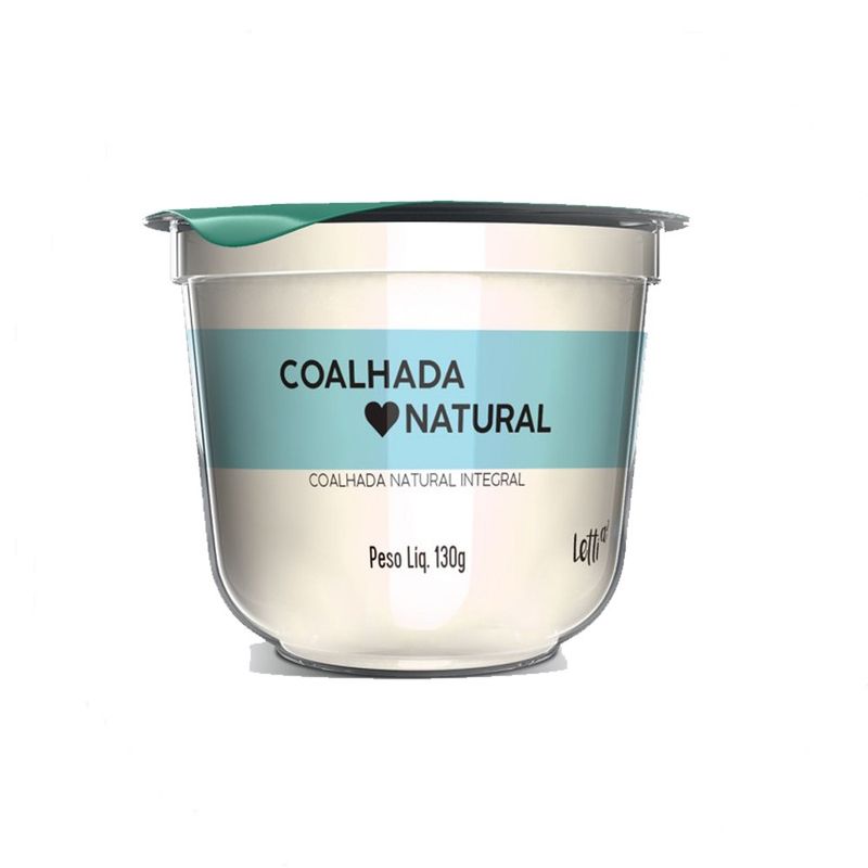 Coalhada Letti Natural 130g (7898925856382)
