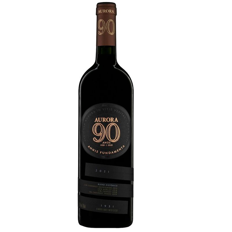 Vinho Brasileiro Aurora 90 Anos 750ml (7891141033896)