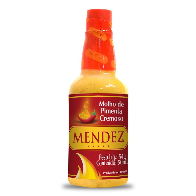 Molho Pimenta Cremoso Mendez 50ml Tradicional (7898943849137)