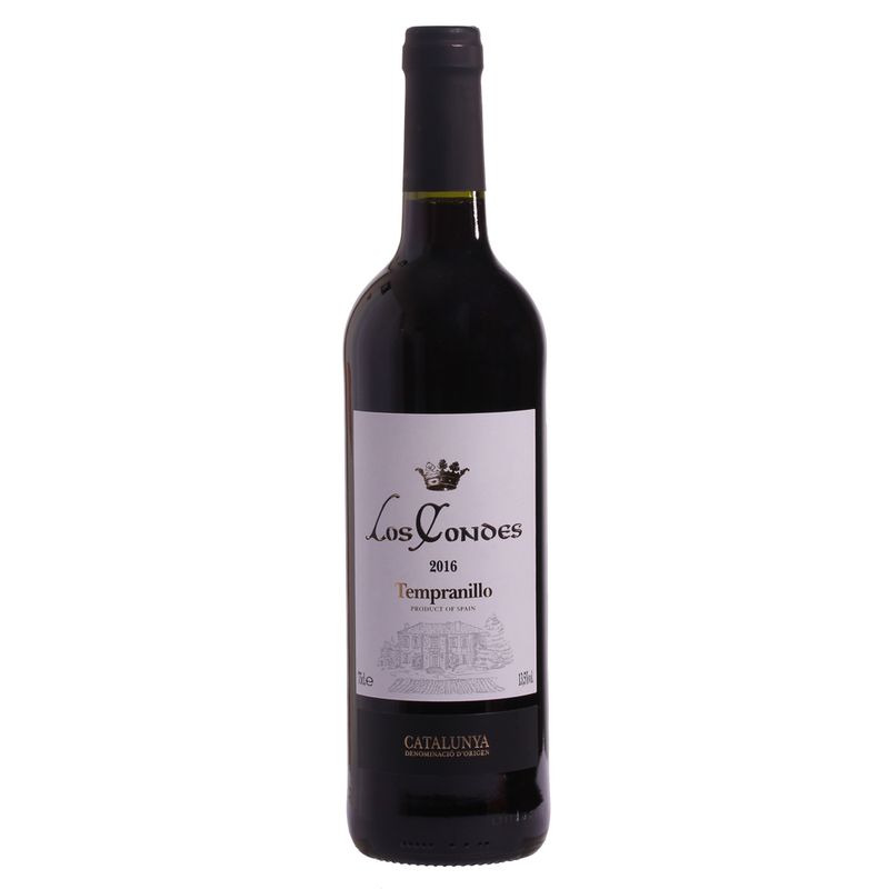 Vinho Espanhol Los Condes Tempranillo 750ml (8411106320077)