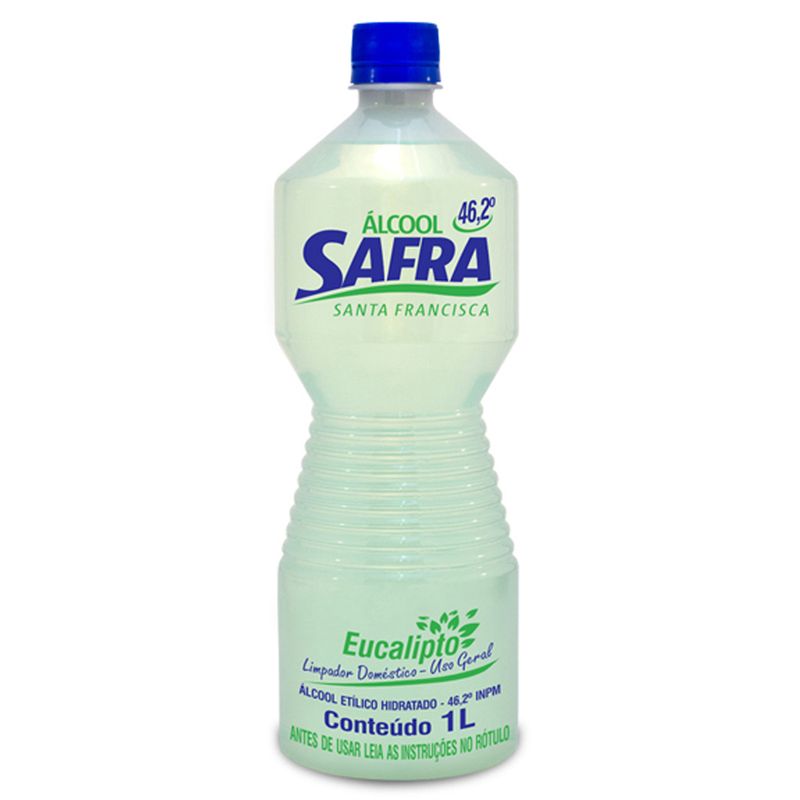 Álcool 46 Safra Eucalipto 1L (7898944856042)