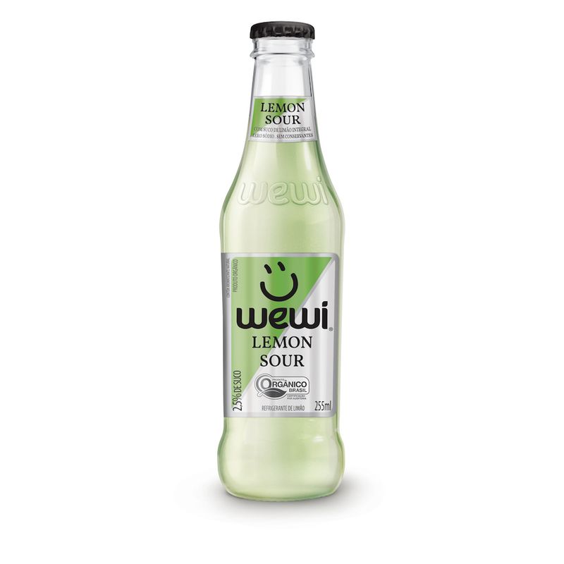 Bebida Gaseificada Wewi Lemon Sour Orgânico (7898950338471)