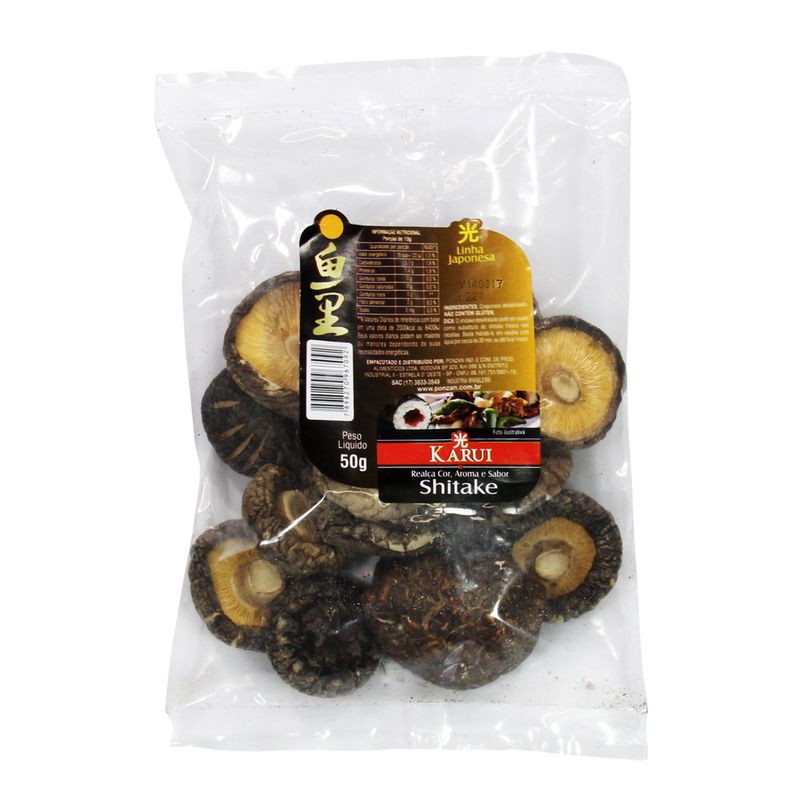 Cogumelo Seco Karui 50g Shitake (7898270967092)