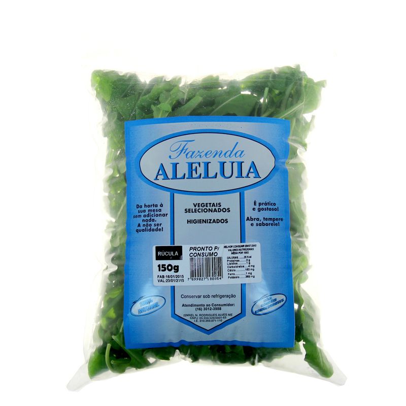 Rucula Aleluia 150g (7899027180054)